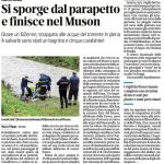 Maltempo: scivola nel fiume. Salvato da un bagnino e cinque carabinieri