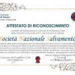 Il Comune di Verona conferisce l’Attestato di Riconoscimento alla SNS