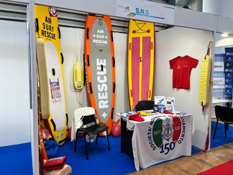La Società di Salvamento presente alla ripartenza della Fiera Balnearia 2022 – Marina di Carrara