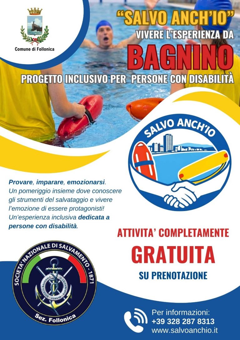 “Salvo anch’io!”: a Follonica l’inclusione cambia prospettiva